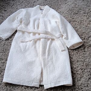 Hotel Collection Ivory Waffle Knit Robe